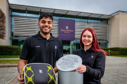 HISTORY IN THE MAKING: ROLLS-ROYCE FUTURE TALENT PUTS THE SEAL ON UNIQUE TIME CAPSULE TO MARK EXTENSION PROJECT
