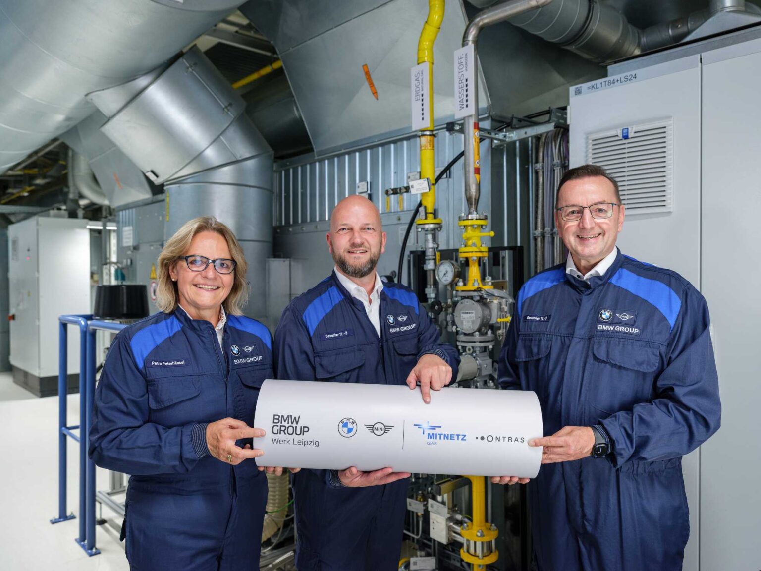 BMW Group Plant Leipzig paves the way for hydrogen pipeline link – a world first in car production.