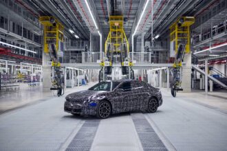Major milestone: First pre-series vehicles for new BMW i3 roll off the assembly line at BMW Group Plant Munich.