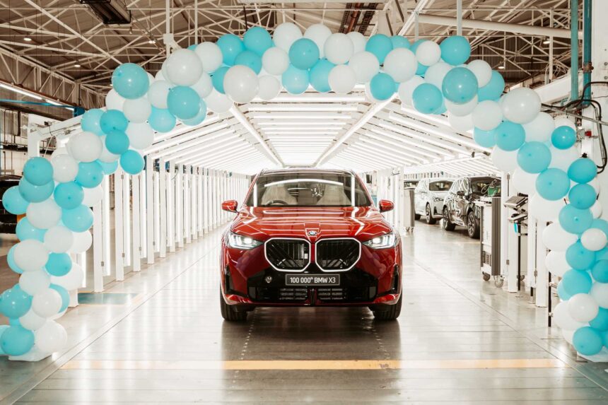 BMW Group Plant Rosslyn reaches 100,000 fourth-generation BMW X3 production milestone