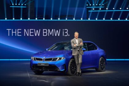 Additional photo material of the BMW i3 design premiere with Oliver Zipse, Chairman of the Board of Management of BMW AG, and Adrian van Hooydonk, Head of BMW Group Design