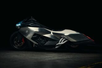 BMW Motorrad presents the BMW Motorrad Vision K18 at the Concorso d'Eleganza Villa d'Este.
