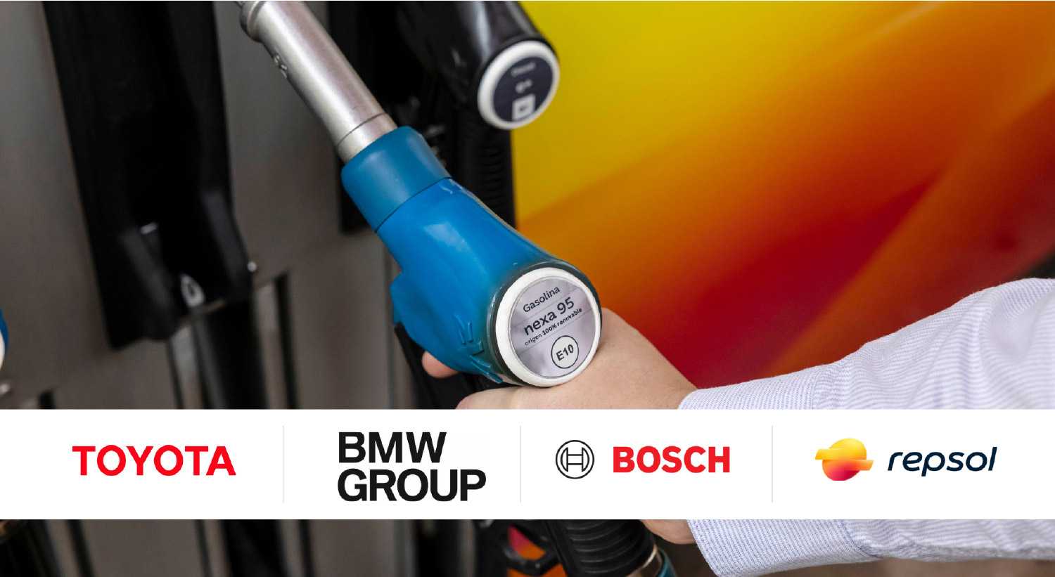 BMW, Toyota, Bosch and Repsol launch real-world pilot of vehicles running on 100% renewable gasoline
